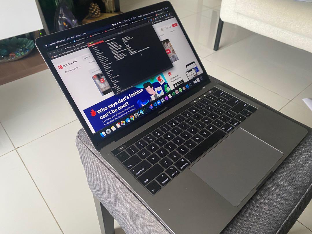 Macbook Pro Late 16 Space Gray 13 Inch Touch Bar Sparingly Used Electronics Computers Laptops On Carousell