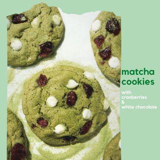 Matcha cookies