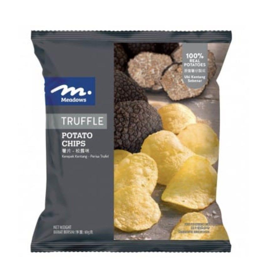 Meadow Truffle Potato Chips, Food & Drinks, Packaged Snacks on Carousell