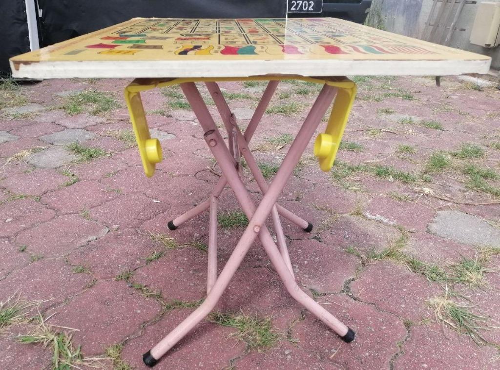 Meja Lipat Budak Kid S Foldable Study Table N86 R Home Furniture Others On Carousell