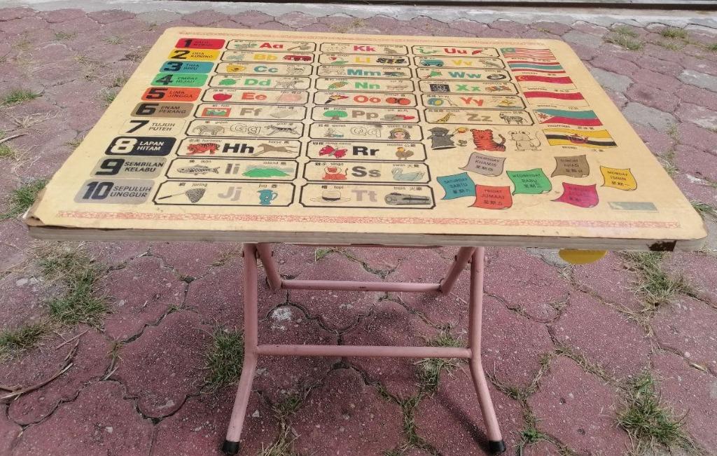 kid s foldable study table n86 r