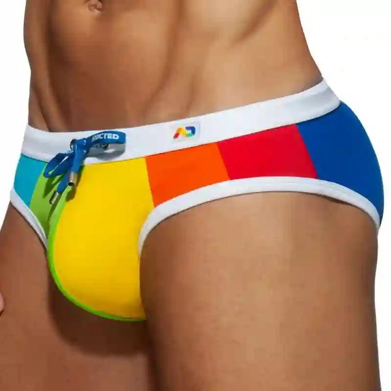Rainbow sale swimming trunks