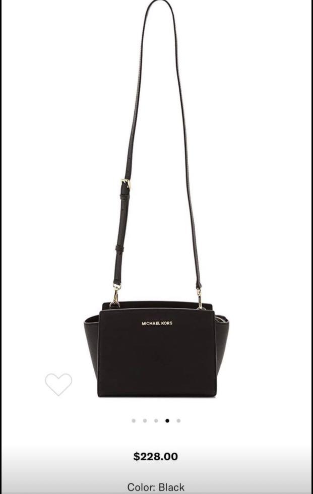 michael kors black sling bag