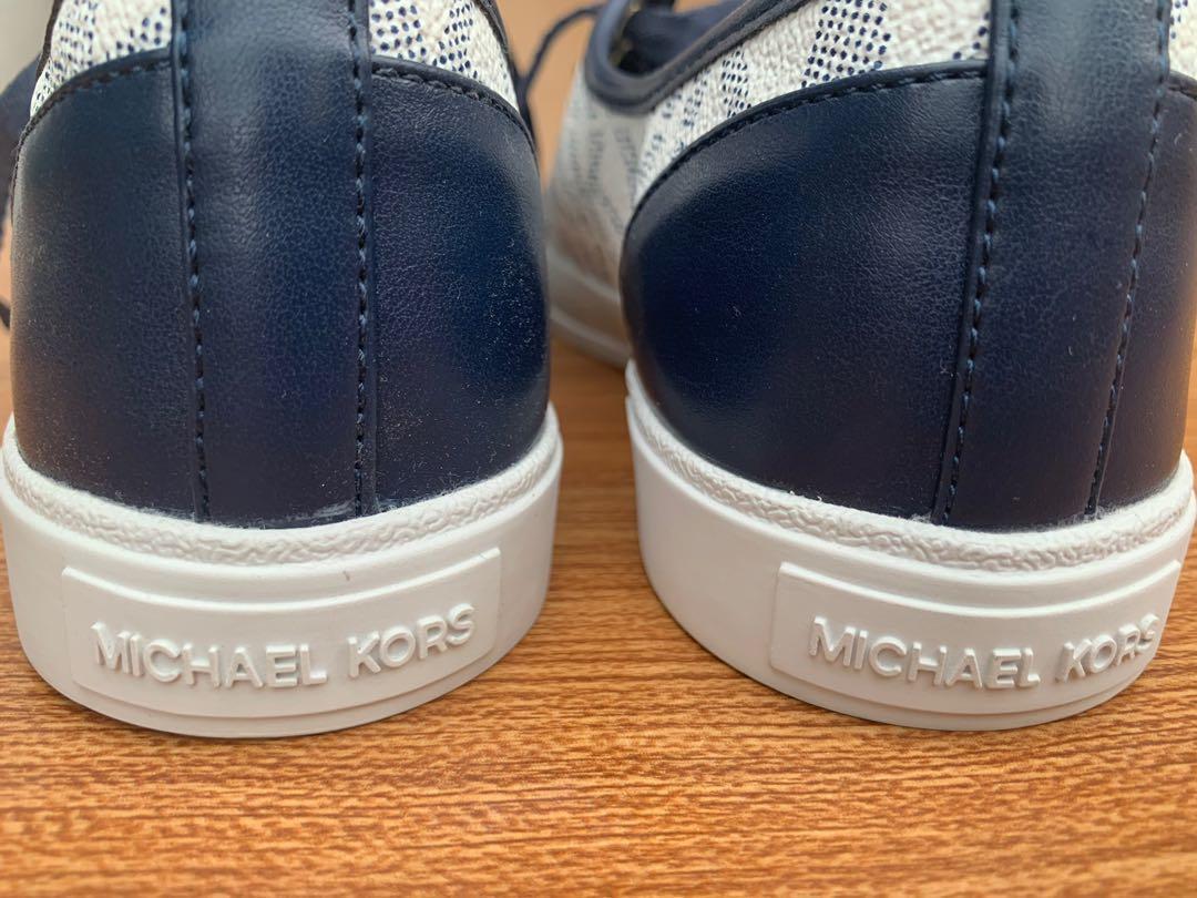 michael kors navy blue sneakers