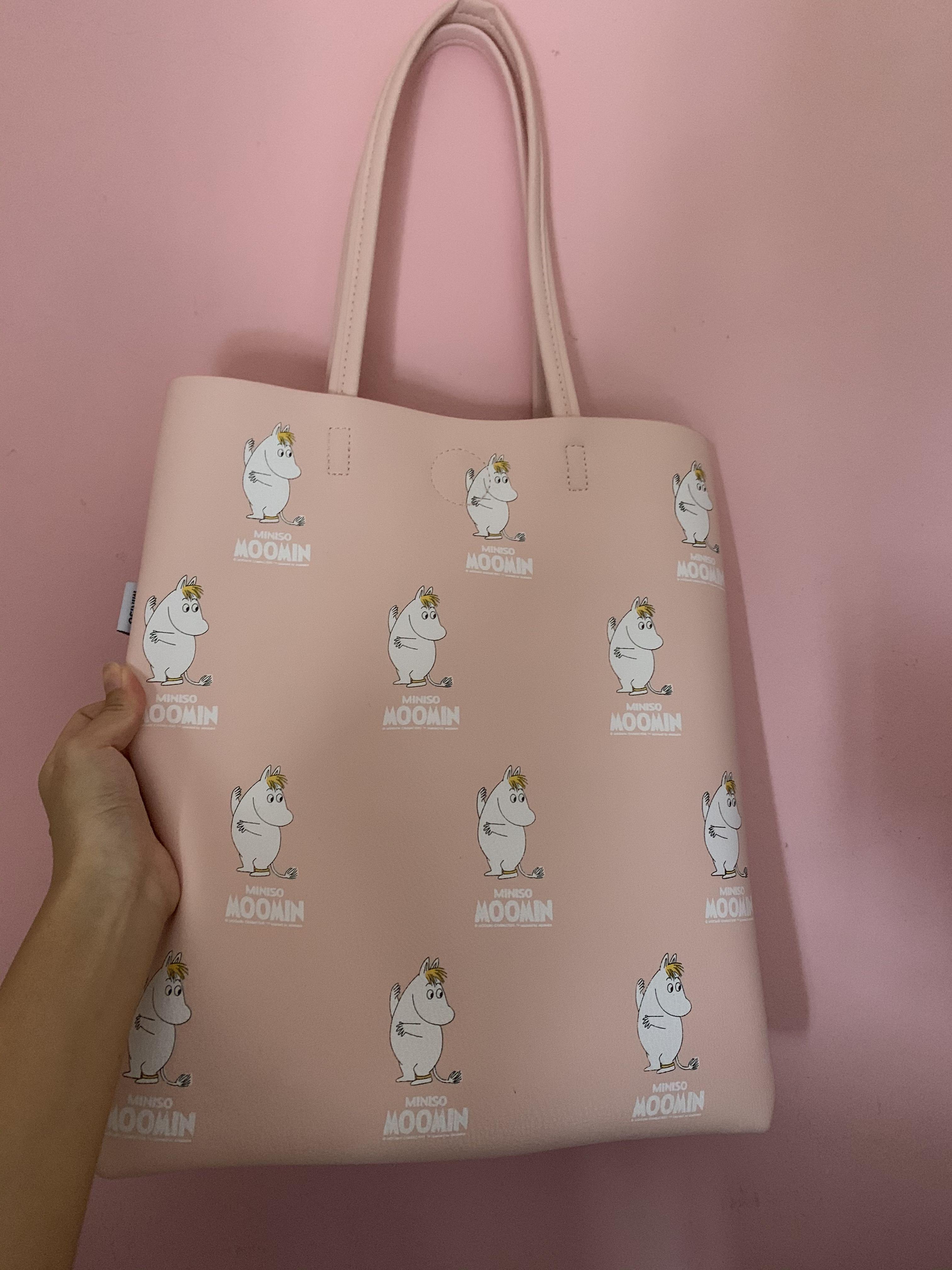 Miniso pink hotsell bag