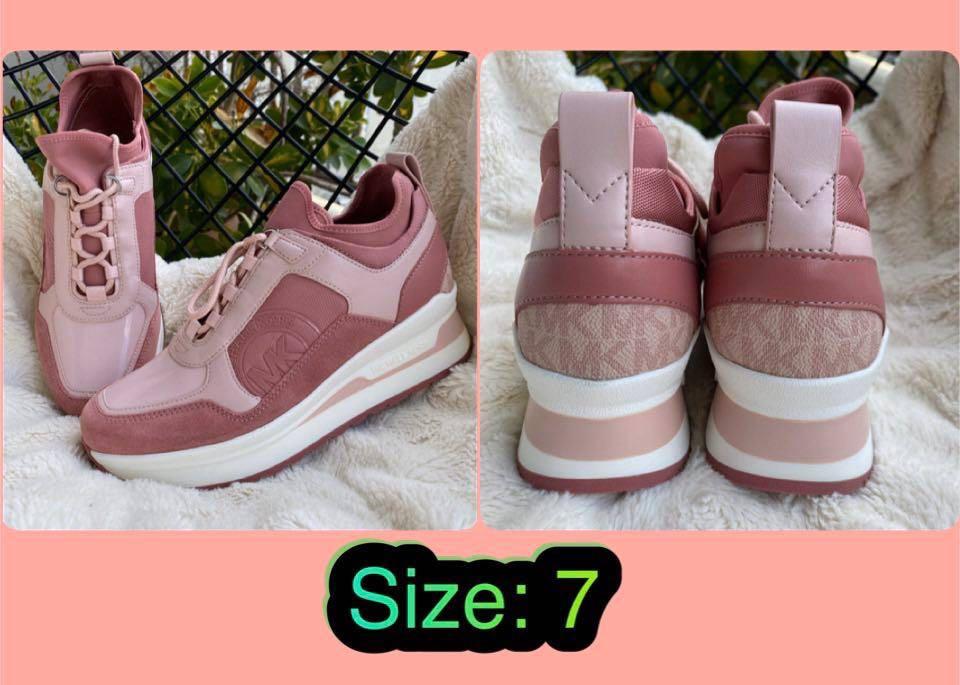 mk sneakers pink