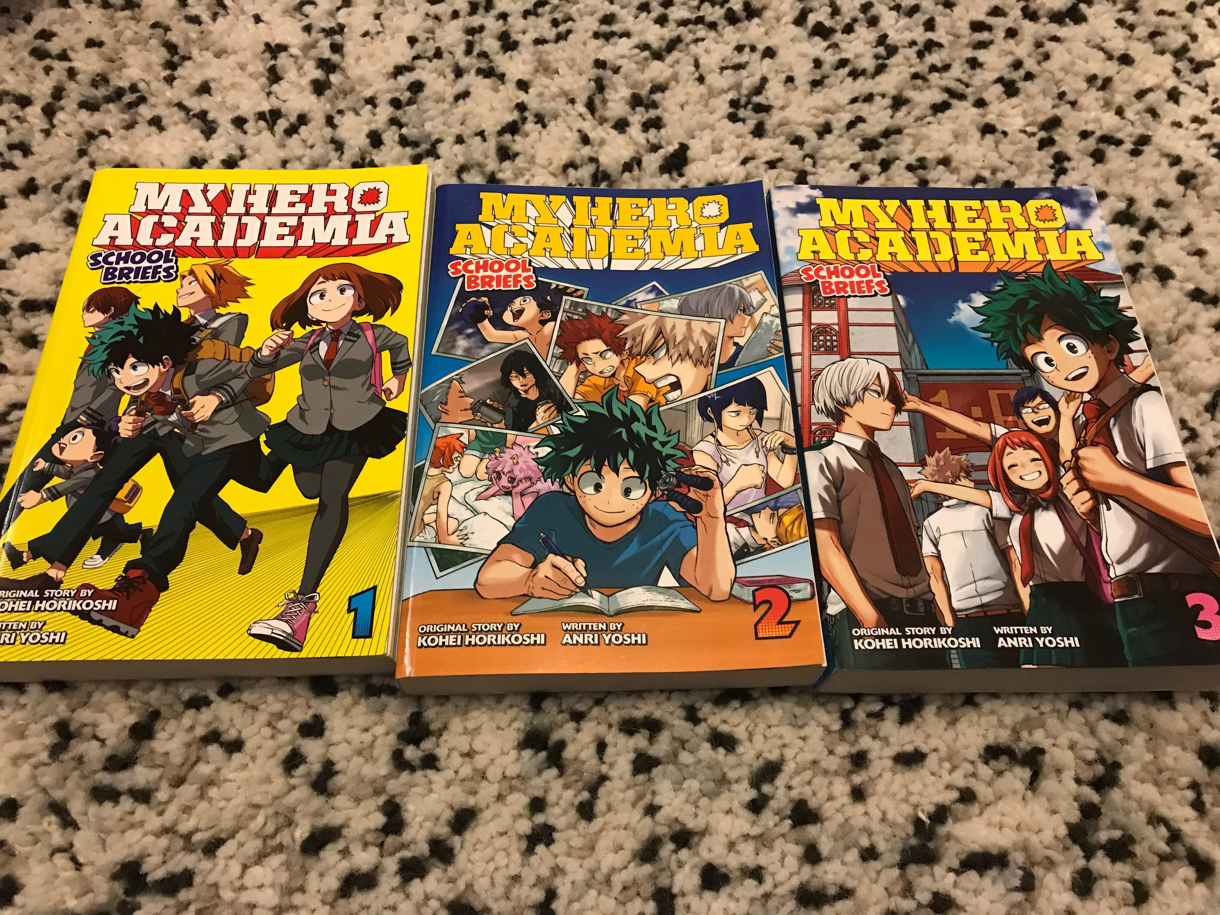 Boku No Hero Academia Light Novel My Hero Academia School Briefs Light Novel, 書本 & 文具, 漫畫 - Carousell