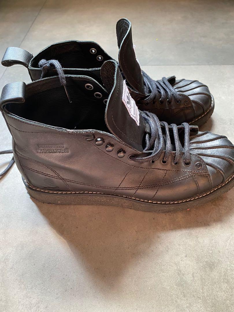 NEIGHBORHOOD X ADIDAS ORIGINALS SHELL TOE BOOTS