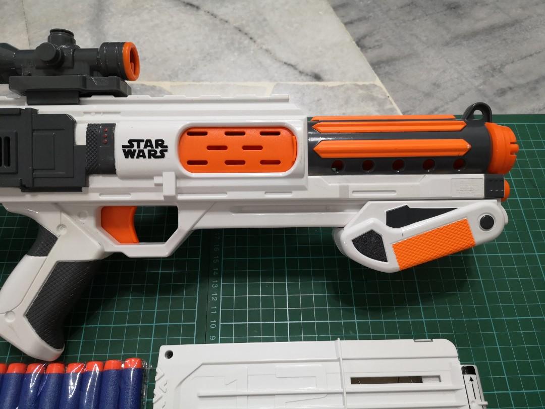 Nerf Star Wars Episode Vii First Order Stormtrooper Deluxe Blaster Complete Hobbies And Toys