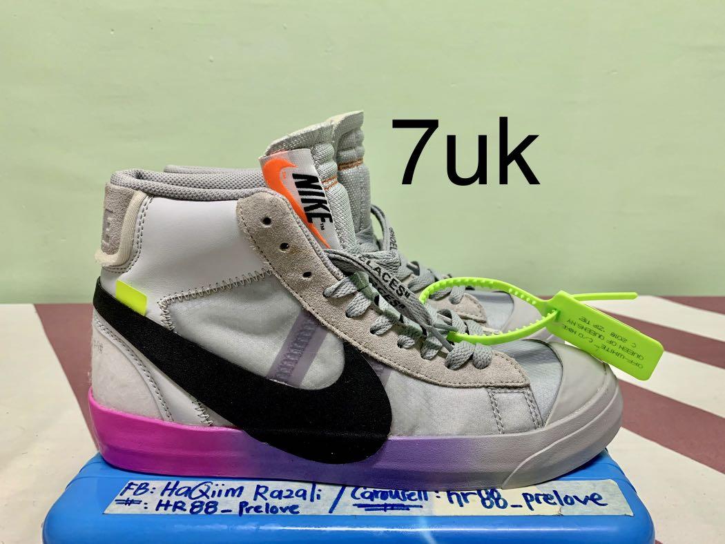 nike blazer off white grey