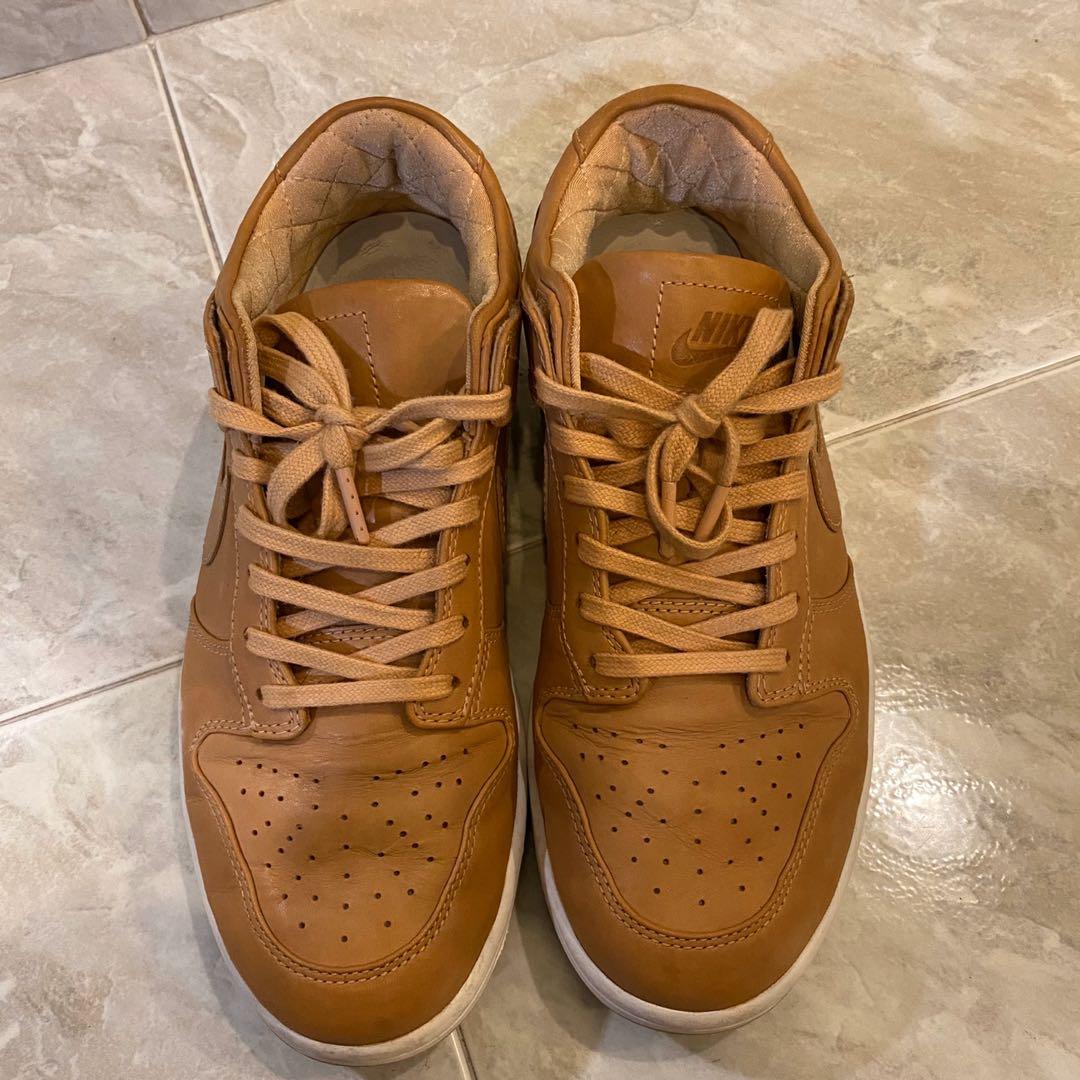 nikelab dunk lux low vachetta tan