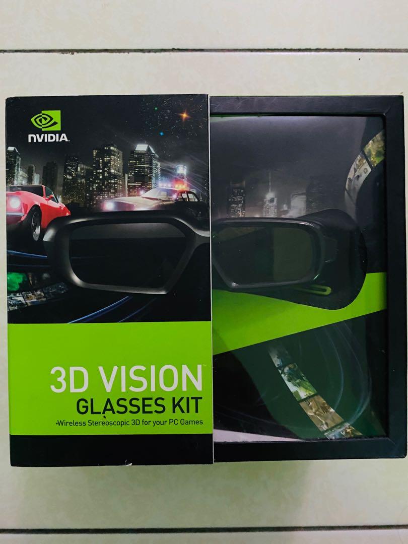 NVIDIA 3D Vision/Glasses V1 & V2 Kit, Computers & Tech, Parts & Accessories, Computer Parts on