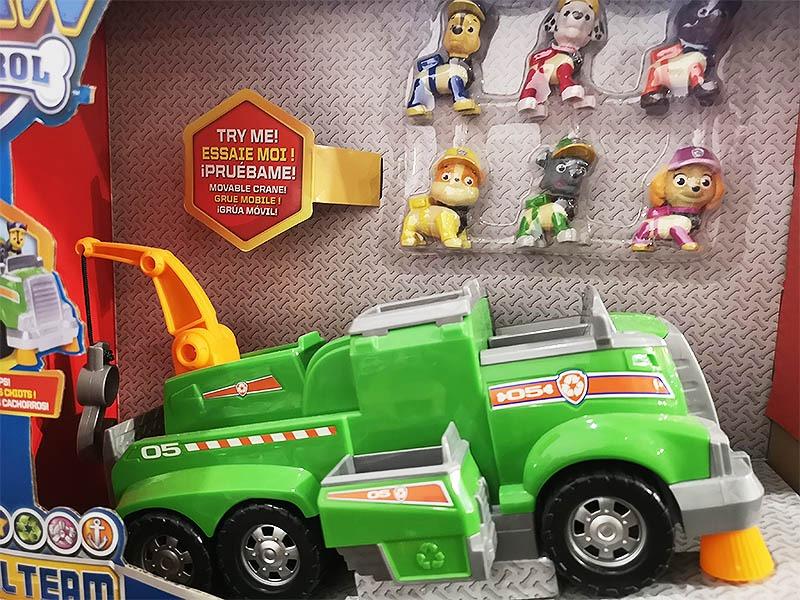 paw patrol rocky's team recycling truck