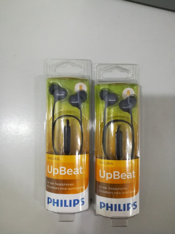 philips earphone with mic she2405