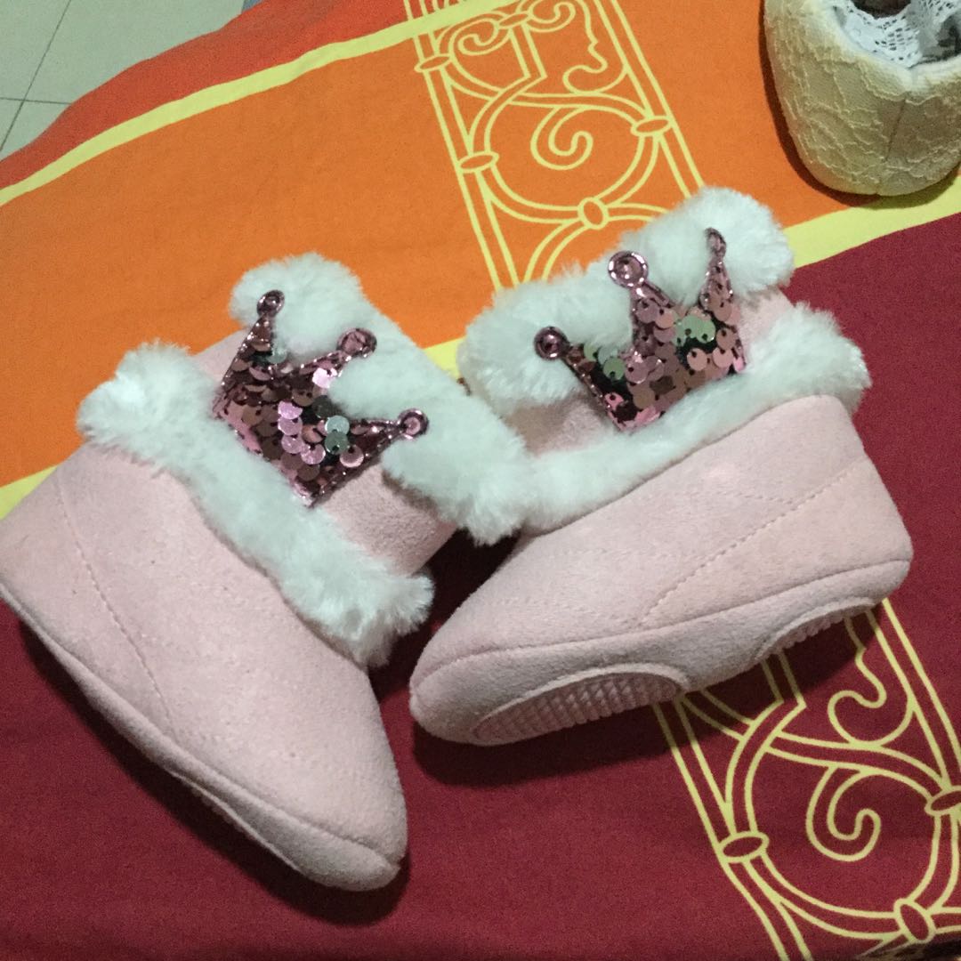 pink baby girl boots