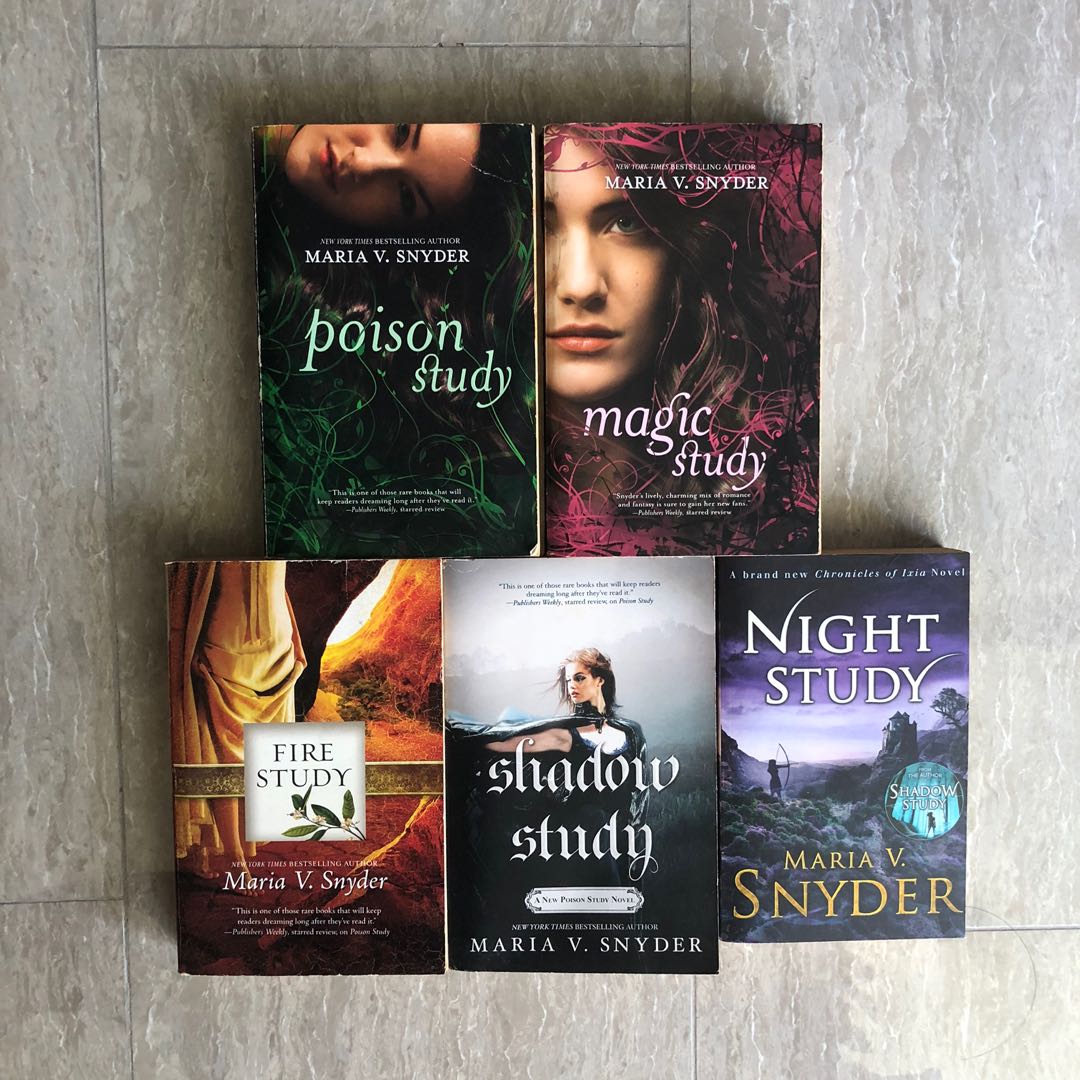 Poison Study Series By Maria V Snyder Books Stationery Fiction On Carousell