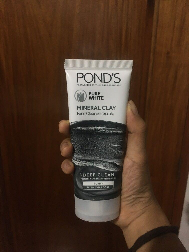 ponds charcoal scrub