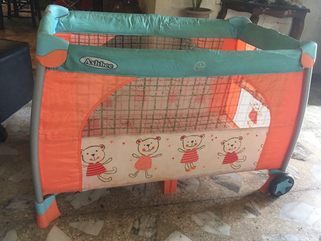 Preloved crib (Category: Other Babies Going Out Needs) located in Mandaue City. Submitted by ansshop.ph (Listing ID 1013441266, Image 1). Description: In good condition Ohand Delivery fee shouldered by the buyer .
