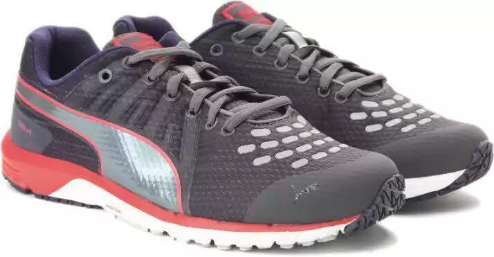 Puma 300 v4 running shoes in grey and pink Women s Fashion