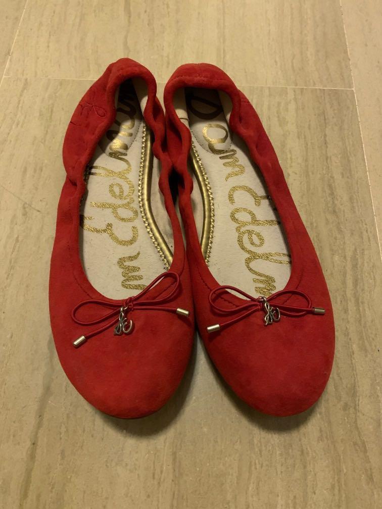 sam edelman red flats