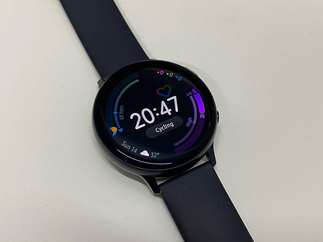 Samsung Galaxy Watch Active 2|Non LTE|44mm|Aqua Black, Mobile Phones \u0026  Gadgets, Wearables \u0026 Smart Watches on Carousell