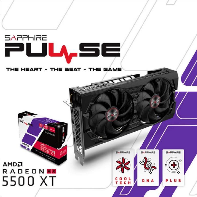 Sapphire Pulse Rx 5500 Xt 8g Electronics Computer Parts Accessories On Carousell