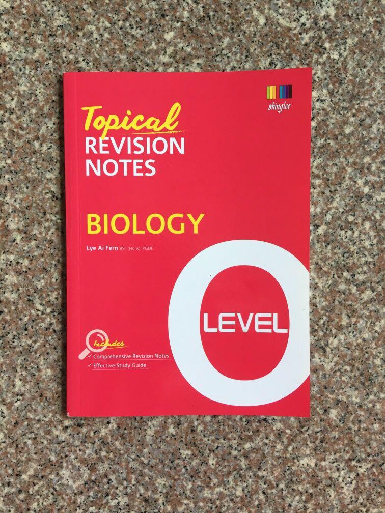 O Level Biology Revision Notes