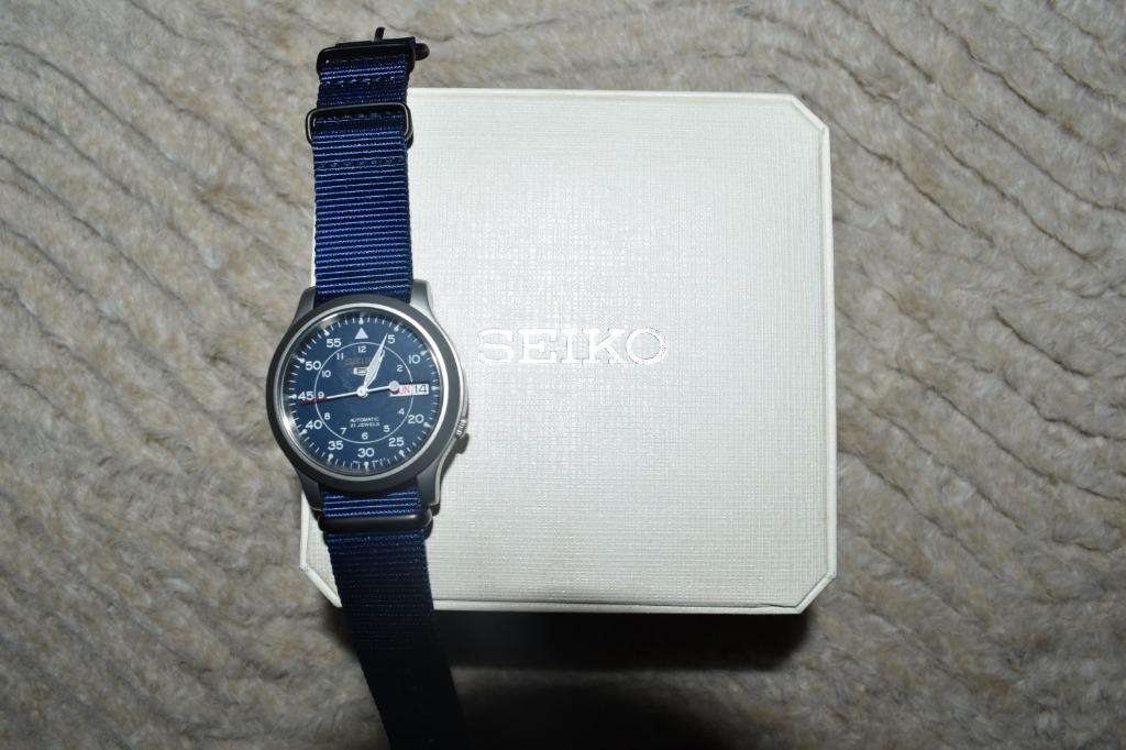 Seiko SNK 807 (Blue), Men's Fashion, Watches & Accessories, Watches on  Carousell