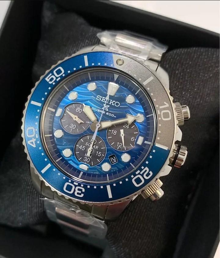 Seiko save on sale the ocean chronograph