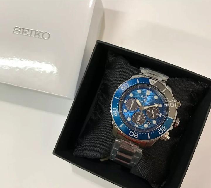 Seiko SSC741P1 Prospex Save the Ocean Diver Solar Chronograph