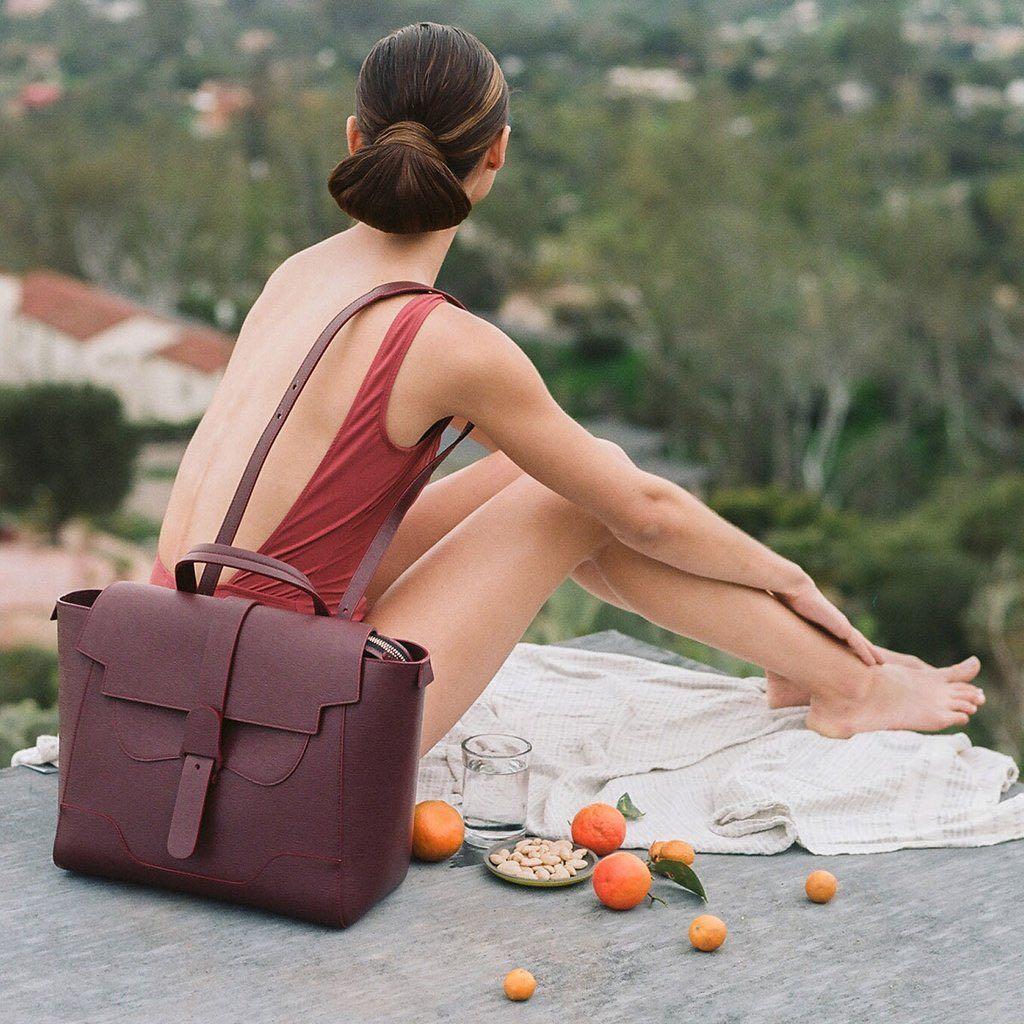 Senreve Maestra Mini Suede Convertible Backpack Bag | Neiman Marcus
