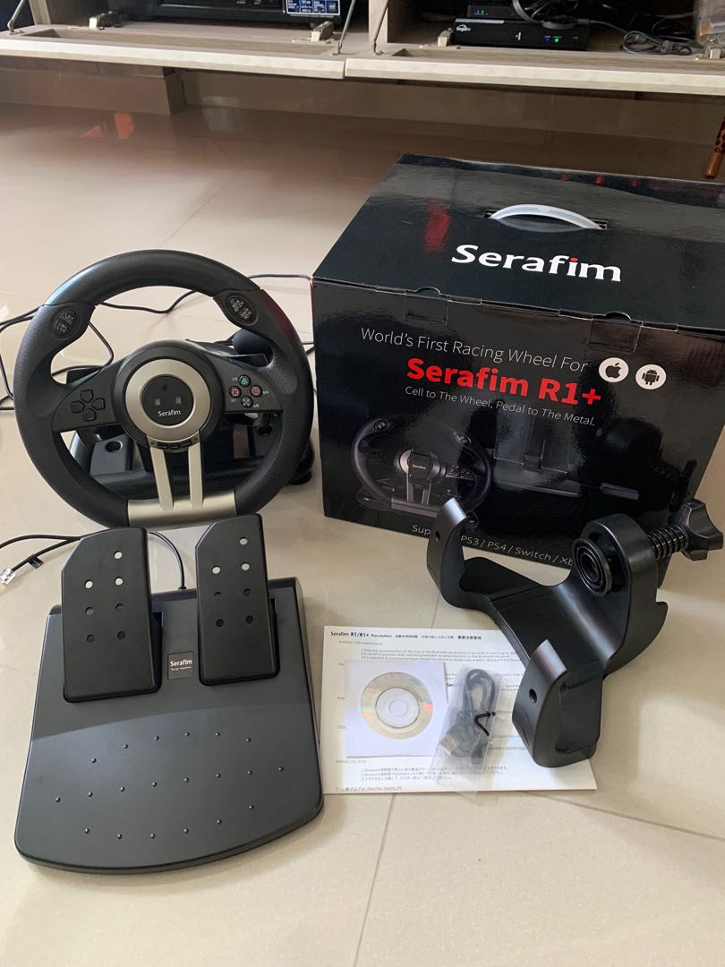 Serafim R1+ Racing Wheel, Video Gaming, Video Game Consoles