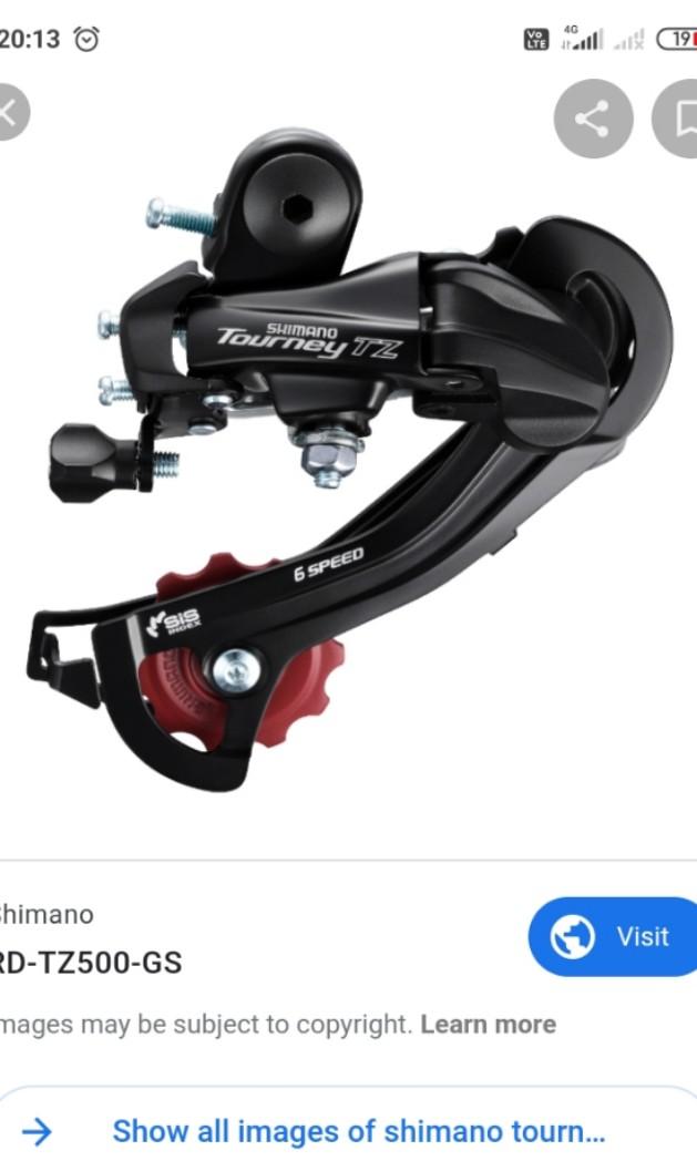 Shimano tourney tz rear derailleur top