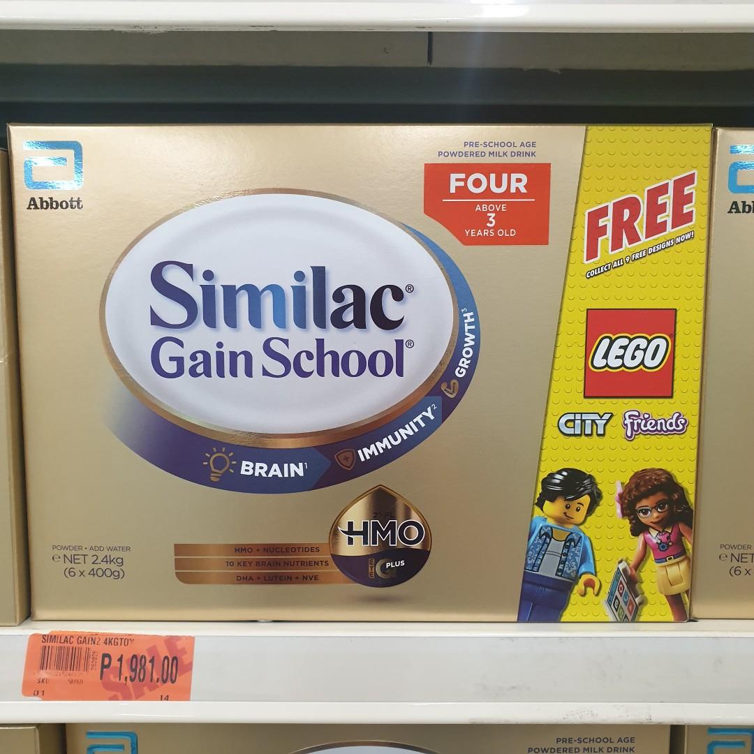 similac gain plus 3 above