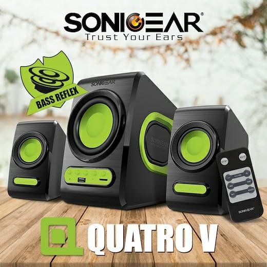 Quatro v 2.1 system with shop super bass