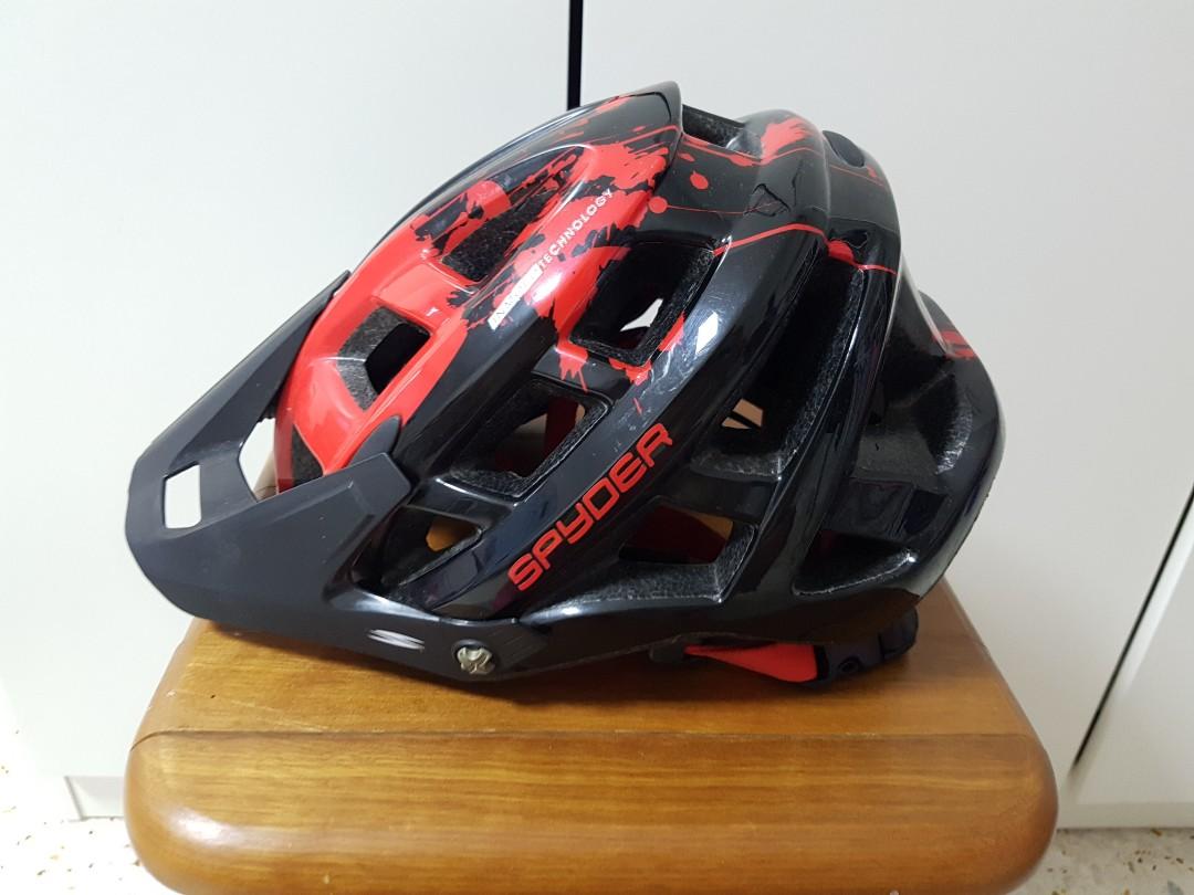 spyder mountain bike helmet