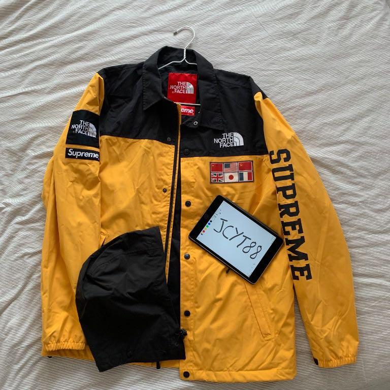 supreme tnf coach jacket