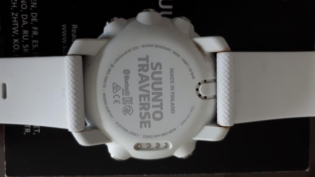 Suunto traverse white clearance