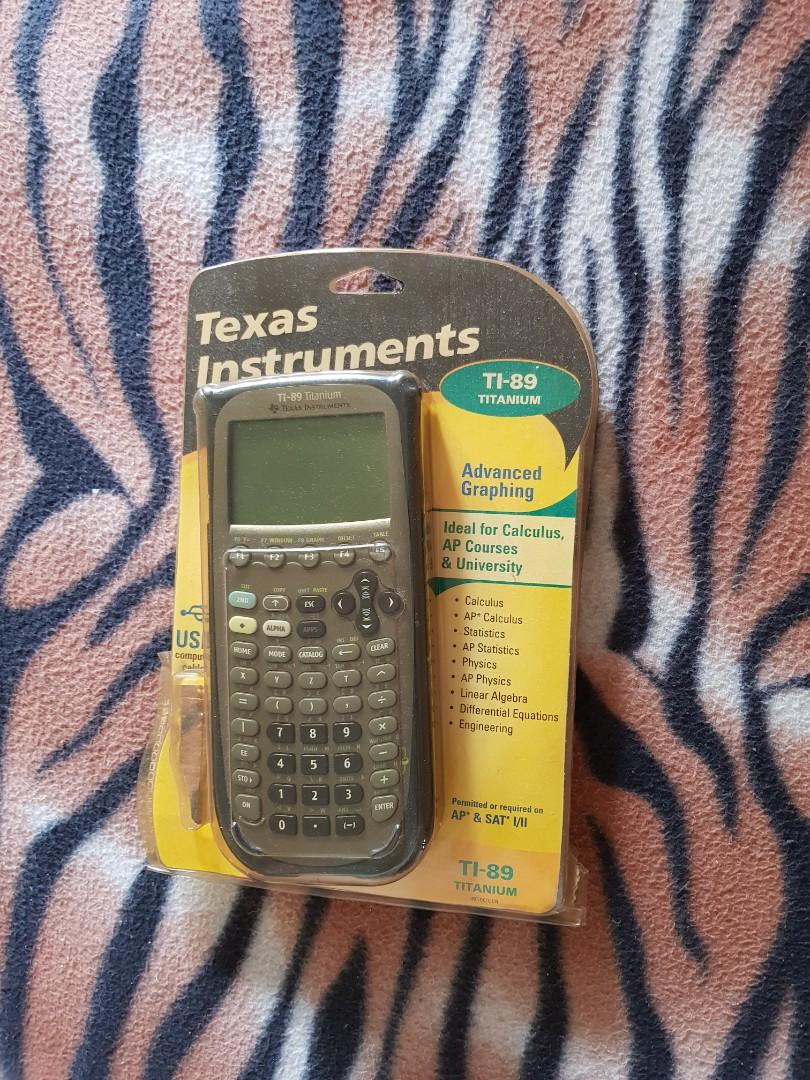 TI-89　Tech,　Titanium　Computers　calculator,　graphing　Office　Texas　Carousell　Technology　Instruments　Business　on