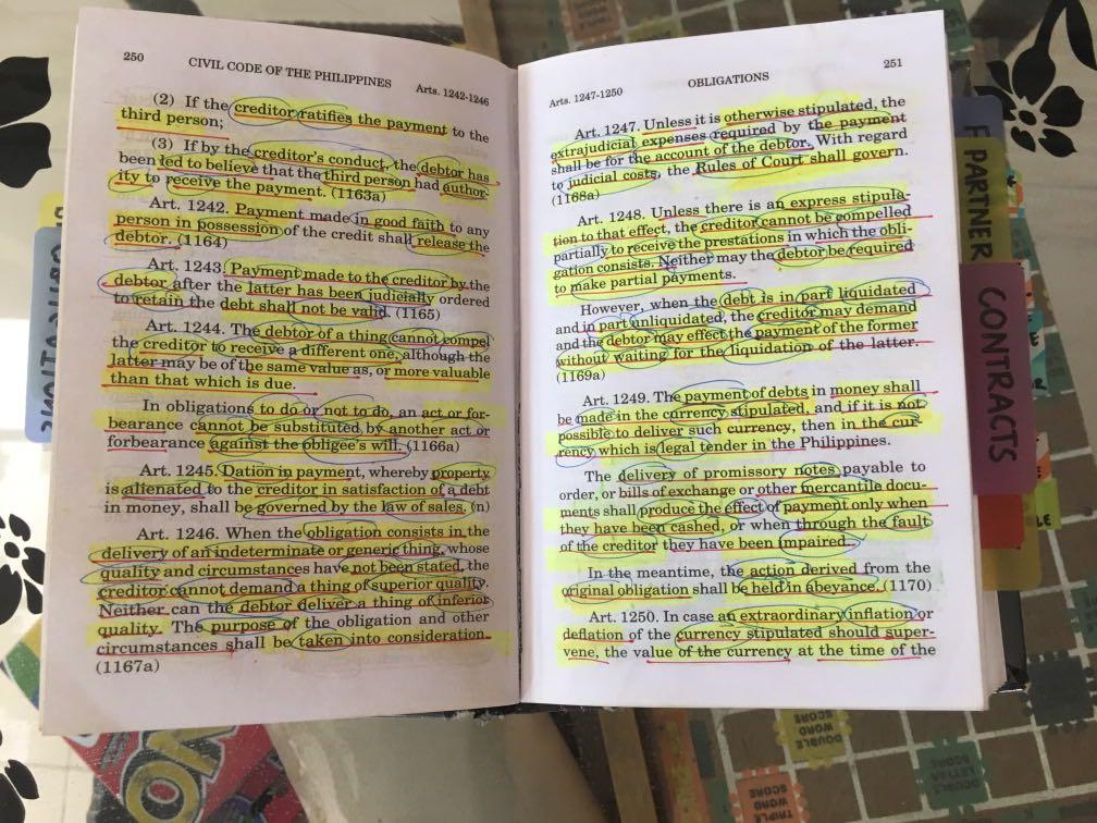 The Civil Code Of The Philippines 2011 Ed Pocket Size Books Books On Carousell