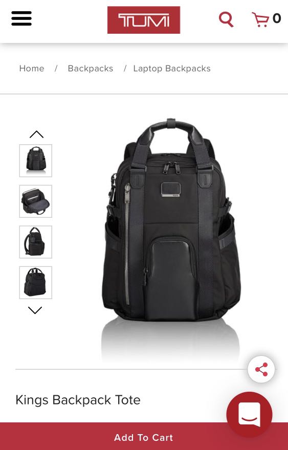 Kings backpack tote outlet