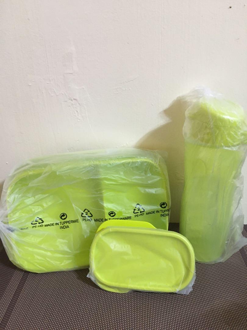 tupperware tiffin box with bag