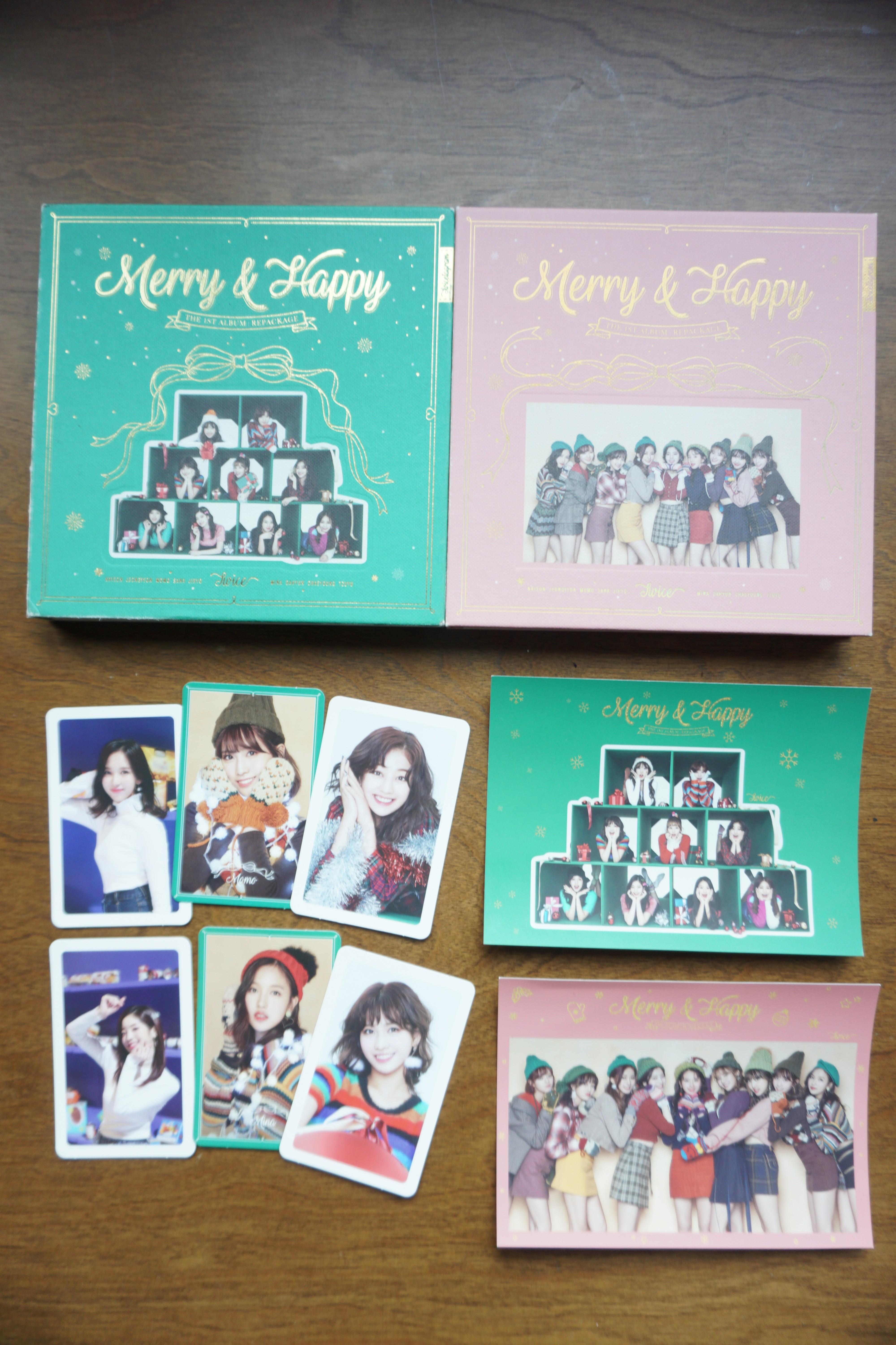 Twice Merry And Happy Albums Twicetagram Repackage K Wave On Carousell