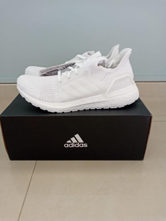Ultraboost 19 Triple White Men S Fashion Footwear Sneakers On Carousell