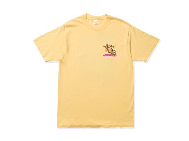 Undefeated yellow shop card tee