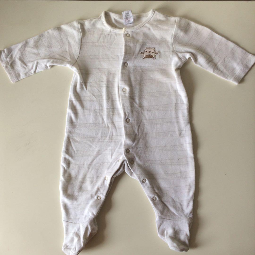 baby button down onesie