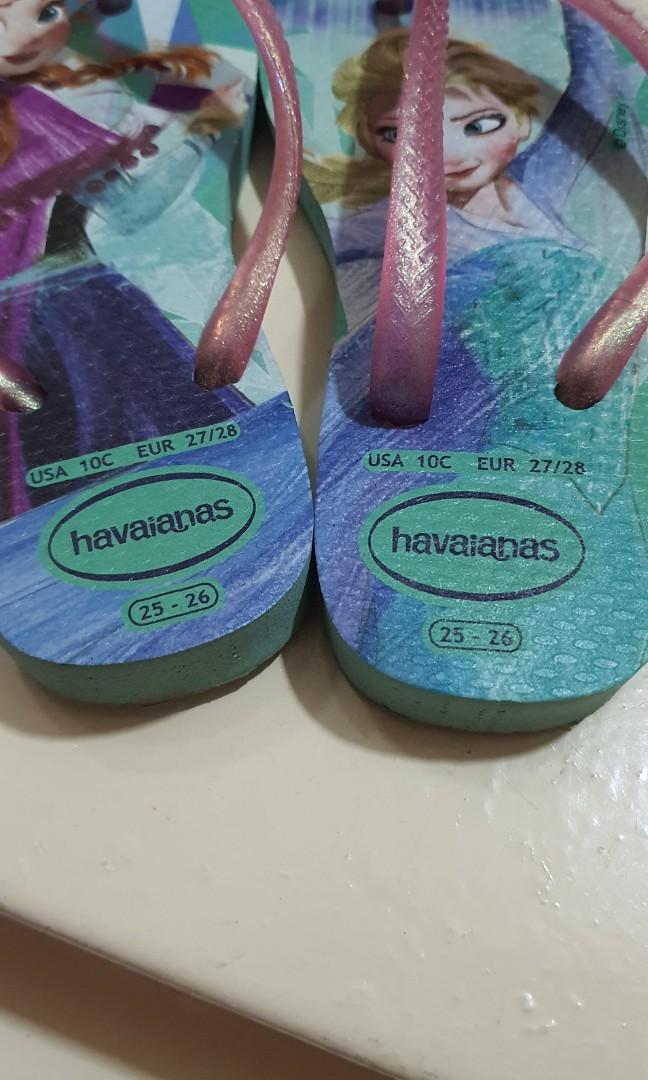 frozen slippers havaianas