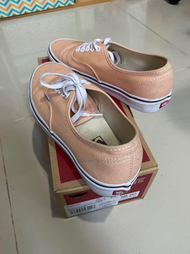 Vans Authentic Sneakers in Bleached Apricot