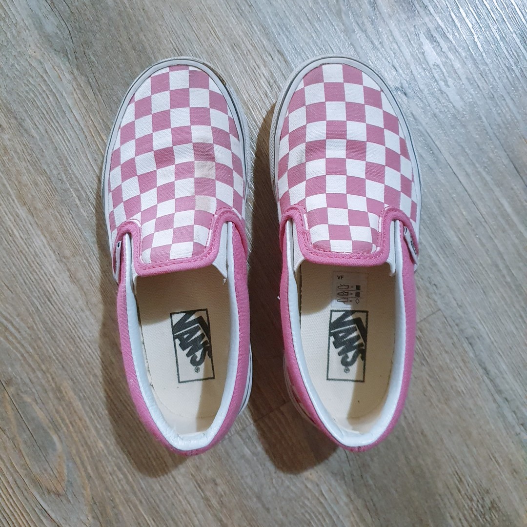 Vans Checkerboard Slip on in pink Babies Kids Babies Kids