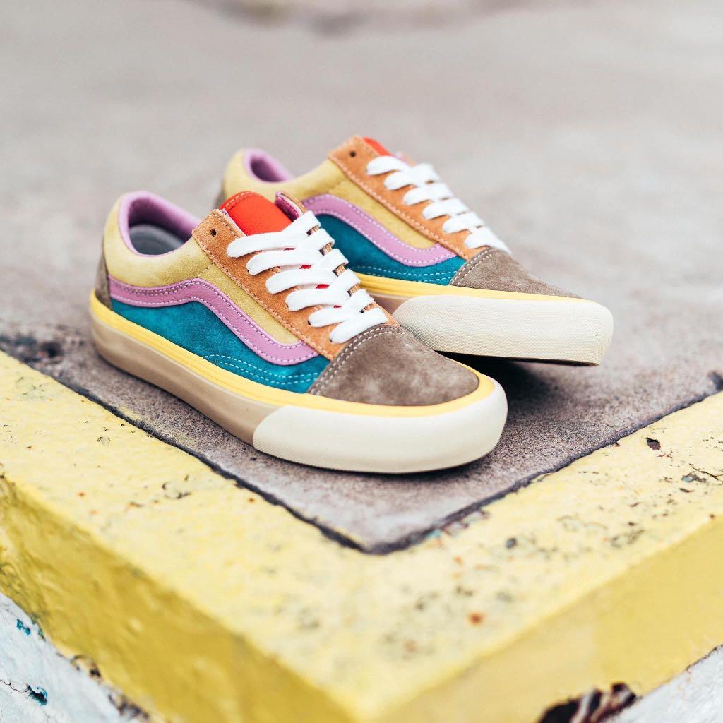 old skool vans multicolor